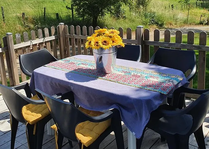 Camping Mobil-home 4 Pers Avec Terrasse Au Les Tournesols - Api-1-52-489 Crissé