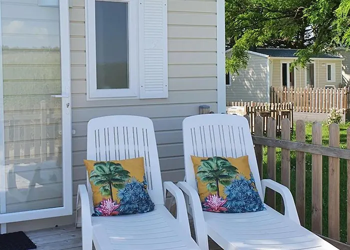 Mobil-home 4 Pers Avec Terrasse Au Les Tournesols - Api-1-52-489 Camping Crissé