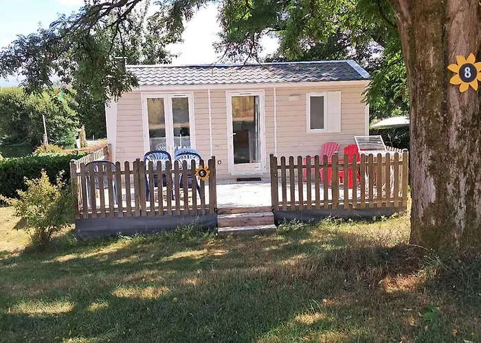 Mobil-home 4 Pers Avec Terrasse Au Les Tournesols - Api-1-52-489 Camping